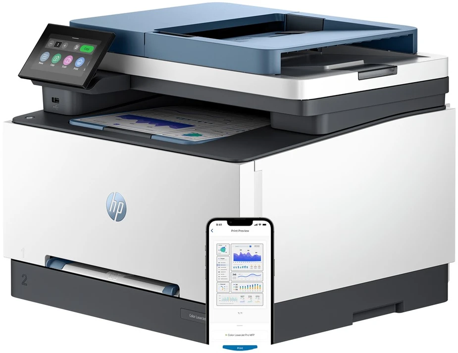 HP LaserJet Pro Wireless Daugiafunkcinis Color Spausdintuvas, Copier, Scanner; Duplex