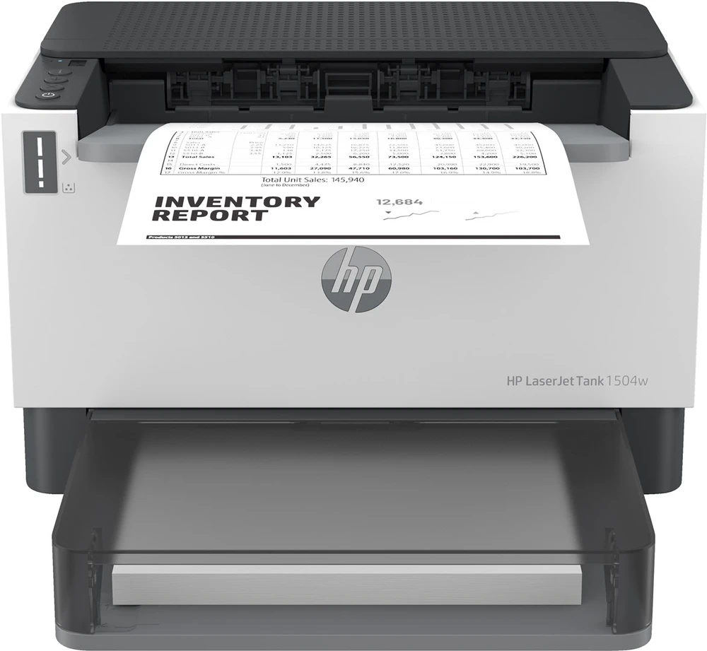 Hewlett Packard (HP) HP LaserJet Tank 1504w Spausdintuvas - A4 Mono lazerinis, Print, Wifi, 23ppm, 250-2500 pages per mėnesį (pakeičia Neverstop)