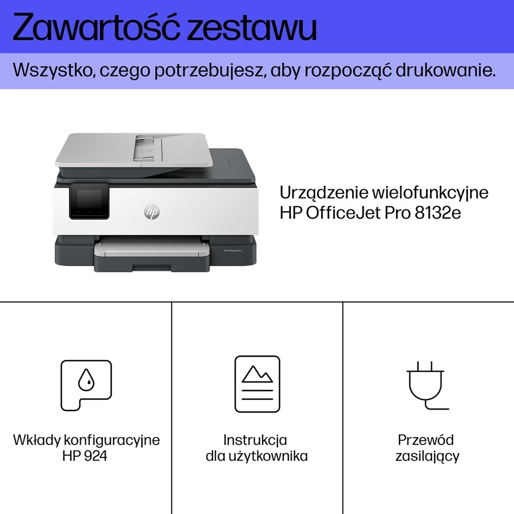 HP OfficeJet Pro Wireless All-in-One Color Spausdintuvas, Instant Ink; Two-sided spausdinimas