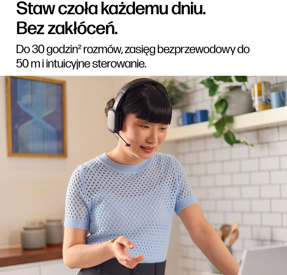 HP Poly Focus 625 Fold Stereo Bluetooth Ausinės