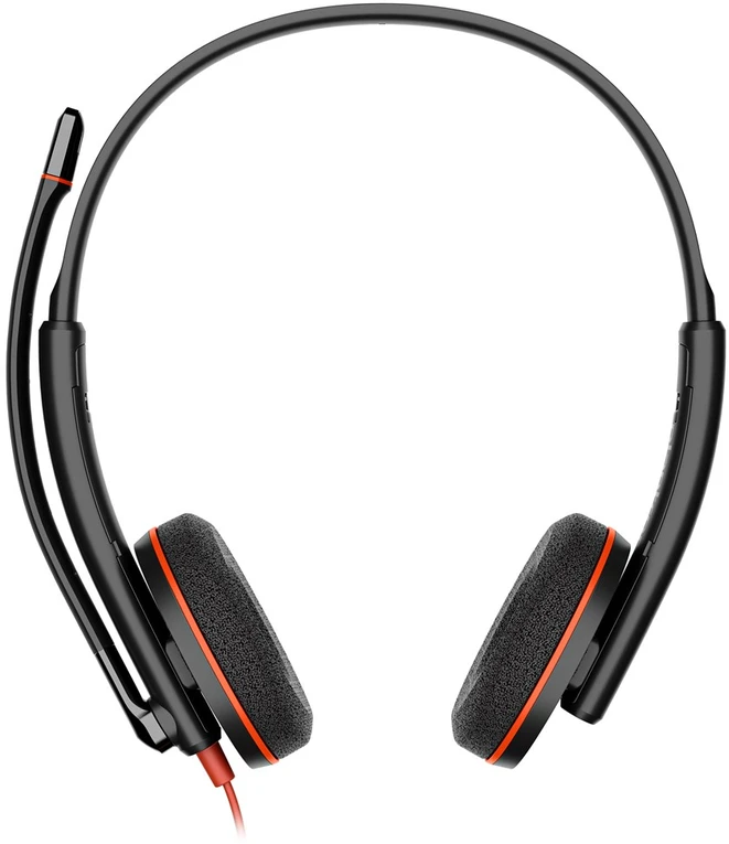 HP Poly „Poly Blackwire 3220 Stereo“ „USB-C“ ausinės + „USB-C/A“ adapteris
