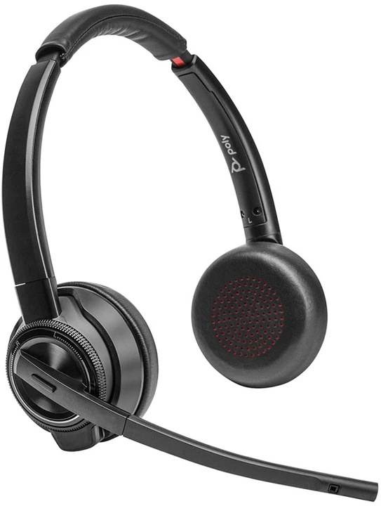 „Hewlett Packard“ (HP) „HP Poly Savi 8420 Office Stereo“, sertifikuota „Microsoft Teams“ DECT 1880–1900 MHz Ausinės-EURO