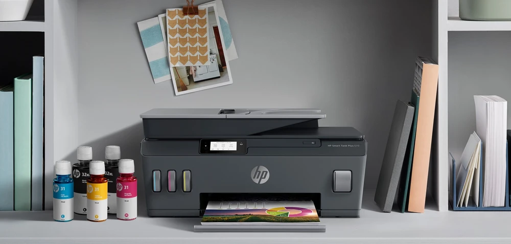 Hewlett Packard (HP) HP Smart Tank Plus 570 belaidis daugiafunkcis spausdintuvas, spalvotas, spausdinimo skirtukas namams, spausdinimas, nuskaitymas, kopijavimas, automatinis dokumentų tiektuvas, belaidis, nuskaitymas į PDF
