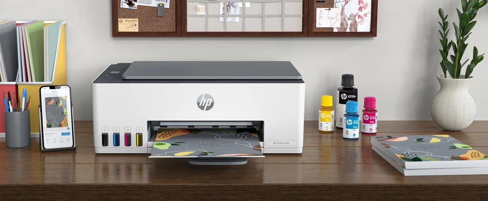 Spausdintuvas HP Smart Tank 580, All-In-One, Baltos spalvos