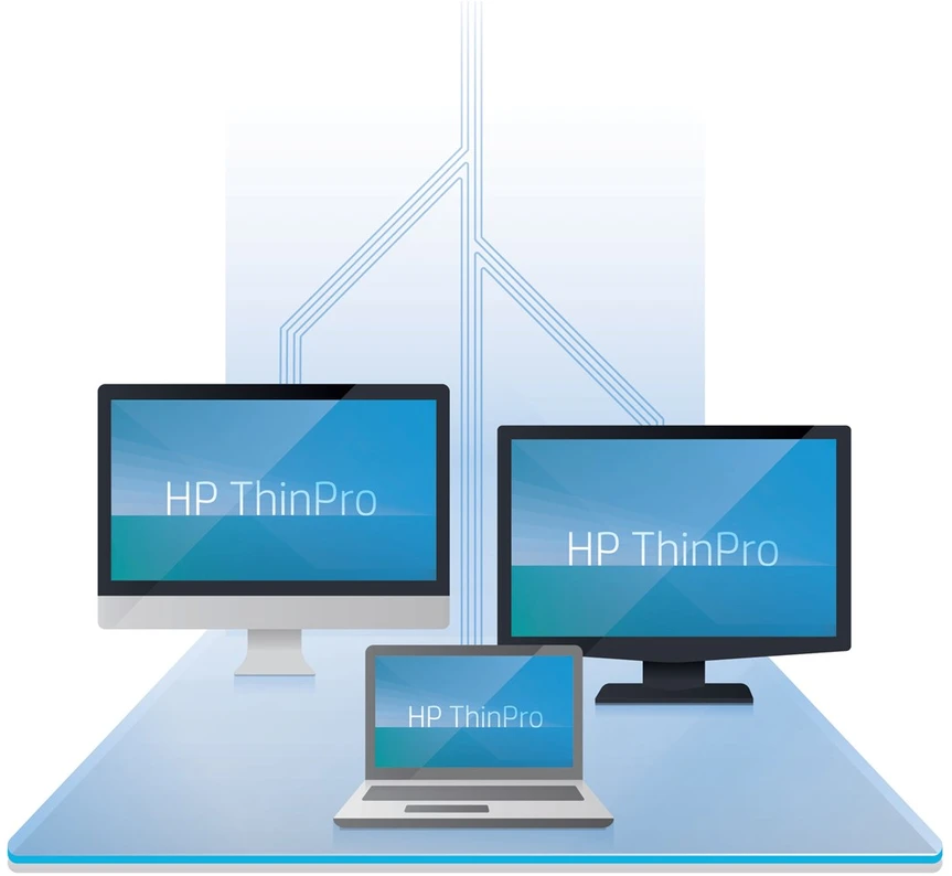 „Hewlett Packard“ (HP) „HP ThinPro“ kompiuterio keitiklis E-LTU