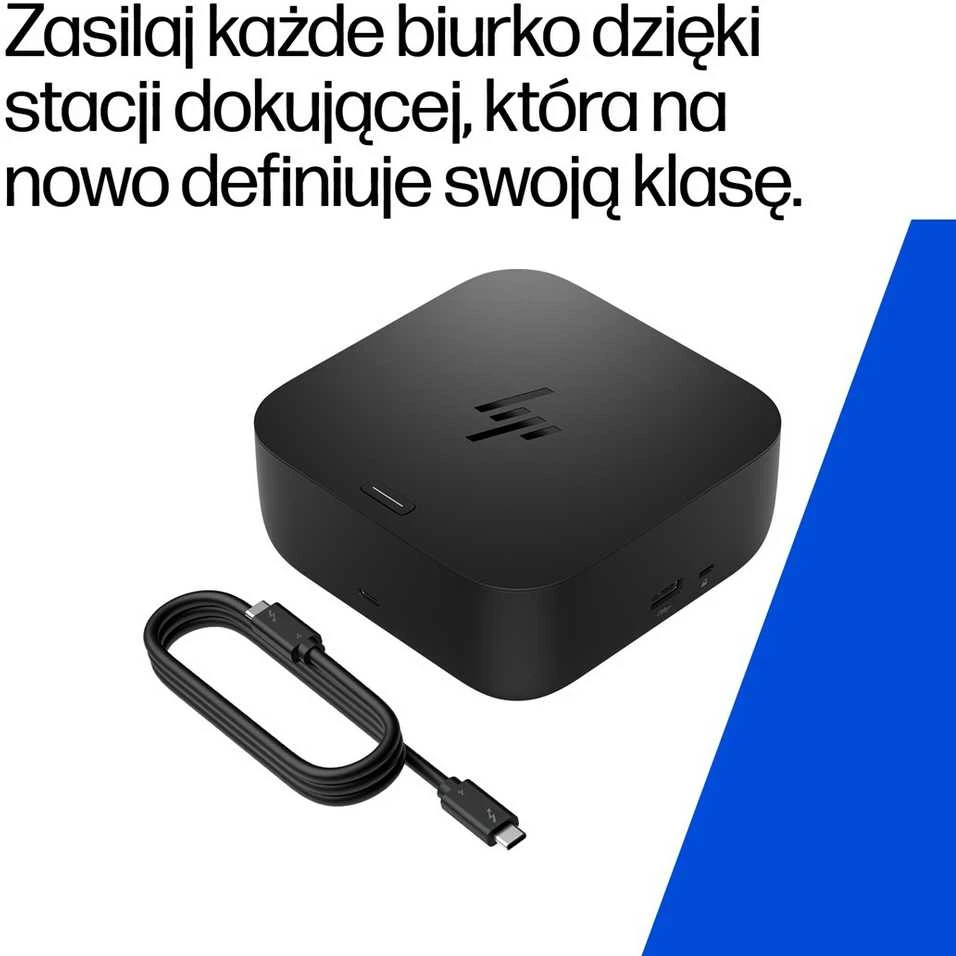 HP USB-C dokas G6 100W - 3x USB 3.2, 2x USB-C (15W), 2x DisplayPort 1.4, 1x HDMI 2.1, 1x RJ-45, 1x nano užrakto lizdas, 3 metai