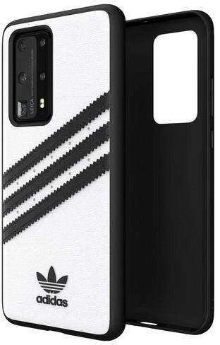 Dėklas Adidas OR Moulded PU SS20 Huawei P40 juodos spalvos baltas 39061