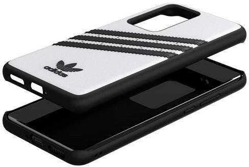 Dėklas Adidas OR Moulded PU SS20 Huawei P40 juodos spalvos baltas 39061