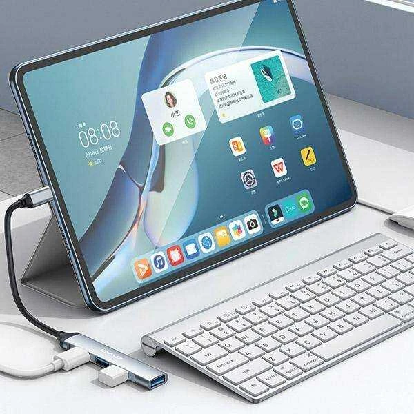Šakotuvas Hub USB - 4x USB AWEI CL-150T pilkos spalvos