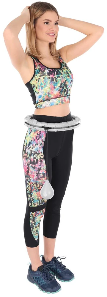 Hula hoop su masažu ir svoriu Enero Fit