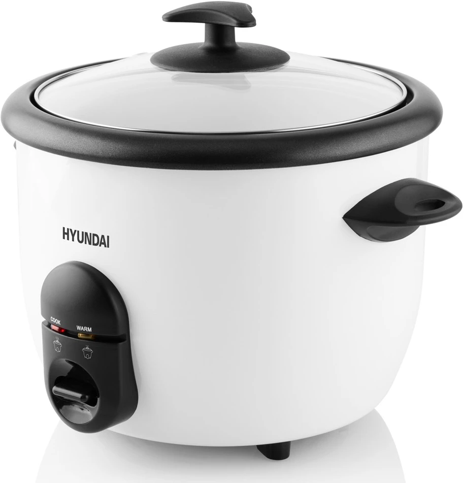 HUN Hyundai RC 150 ryžių virimo aparatas 1,5 L 460 W Balta, Juoda
