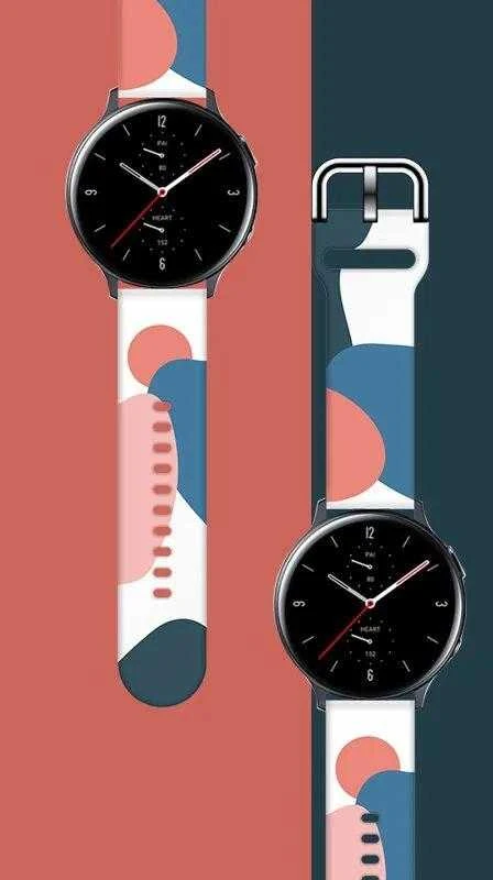 Hurtel Apyrankė Moro, skirta Samsung Galaxy Watch 46 mm silikoninio dirželio apyrankės raštas 10