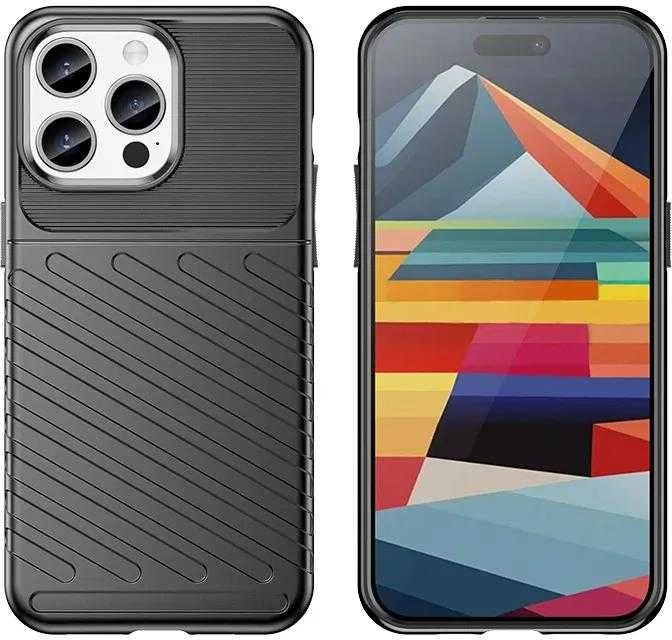 Hurtel Armored Apple iPhone 15 Pro Max Thunder – dėklas telefonui mėlynos spalvos