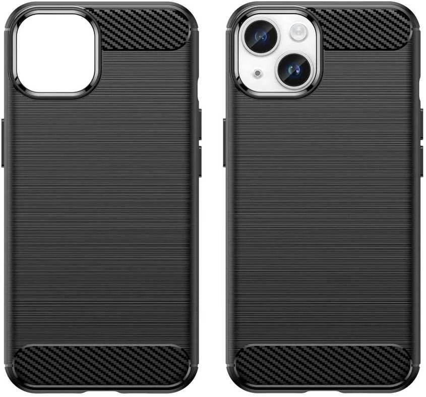 Hurtel Carbon dėklas skirtas iPhone 14 Plus, juodas