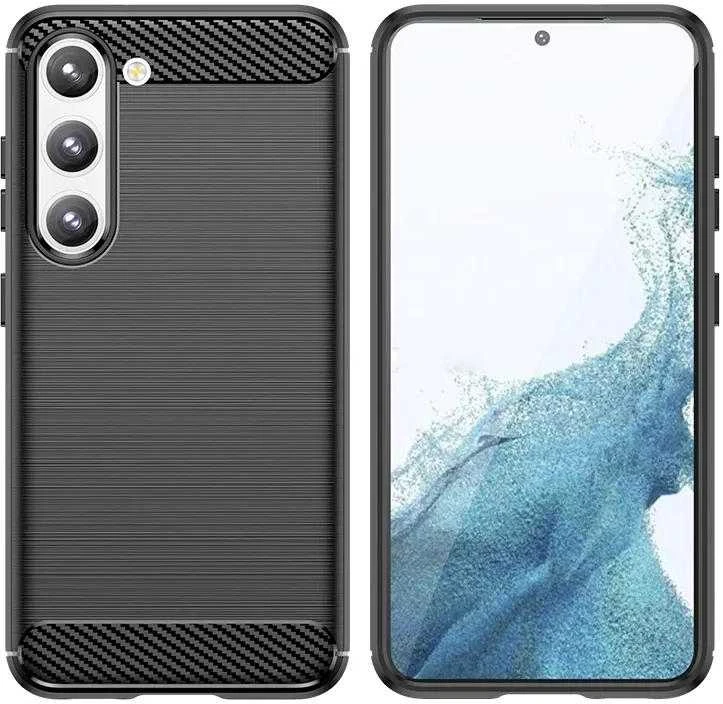 Hurtel Carbon dėklas skirtas Samsung Galaxy S23+, juodas