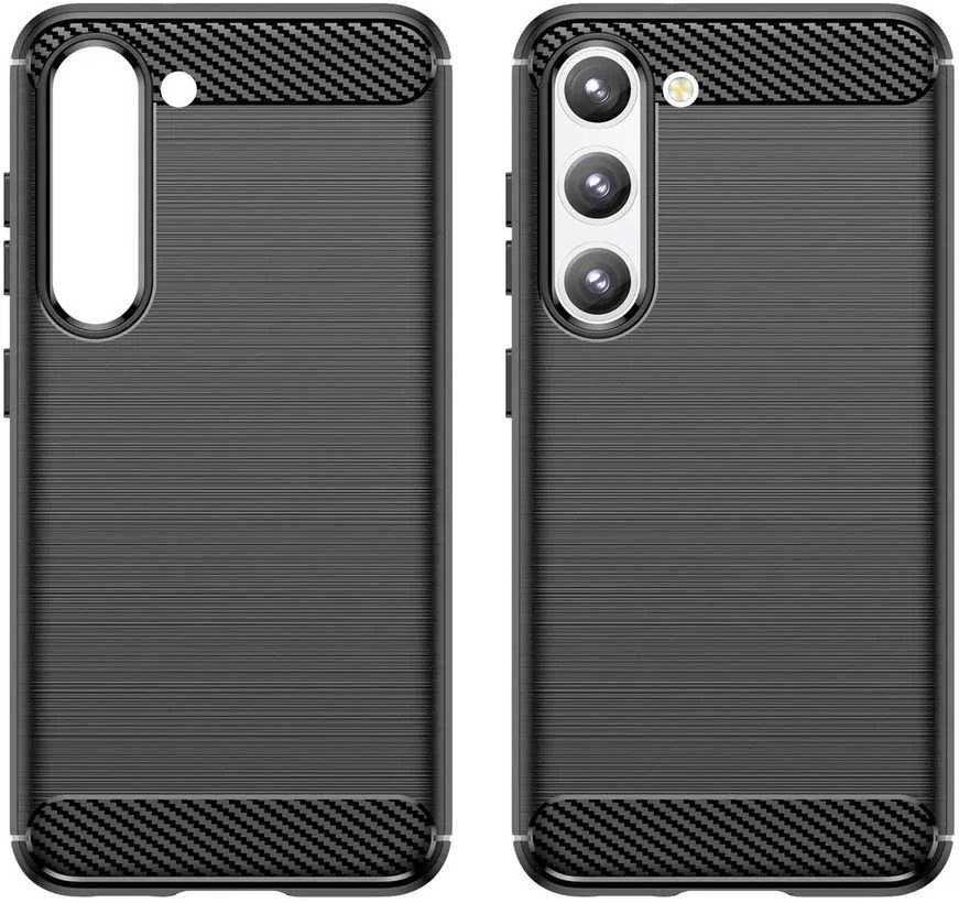 Hurtel Carbon dėklas skirtas Samsung Galaxy S23+, juodas