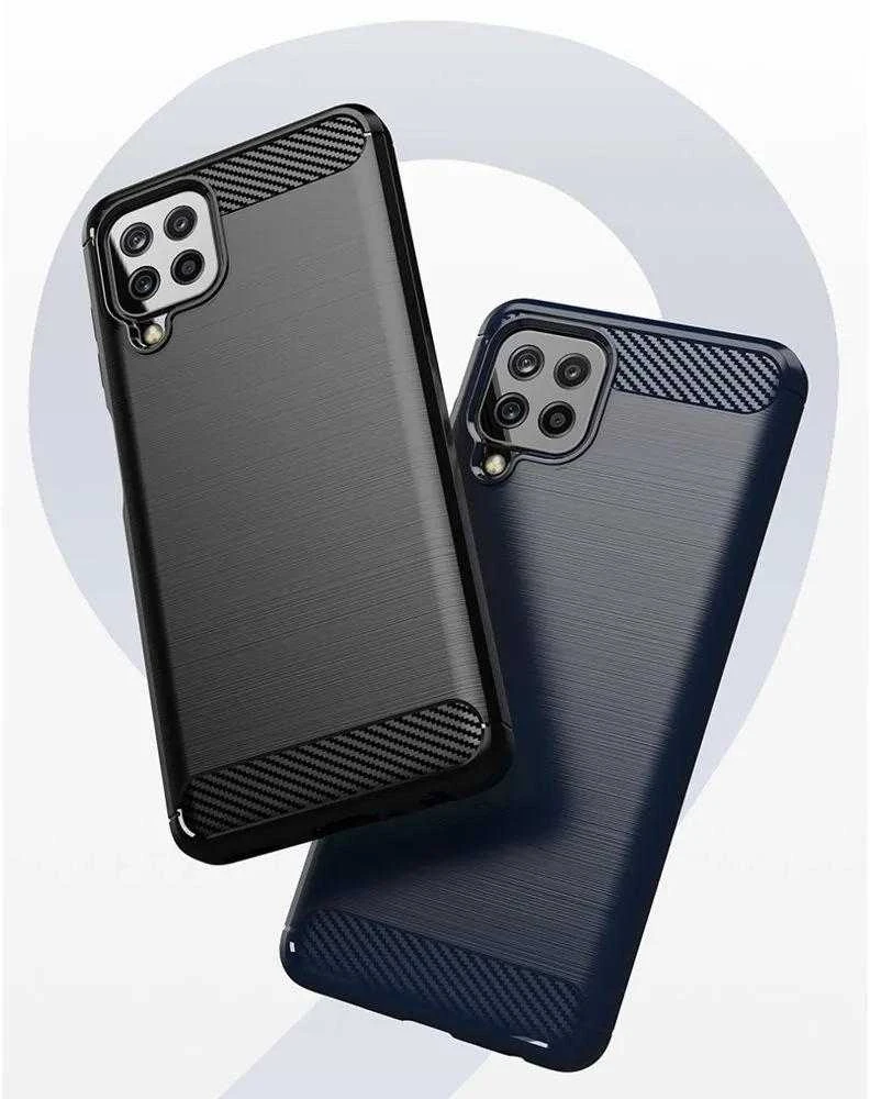 Hurtel Carbon dėklas skirtas Samsung Galaxy A22 4G, juodas