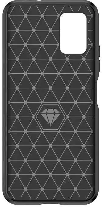 Hurtel Carbon Silikoninis Nokia C300 – dėklas telefonui juodos spalvos