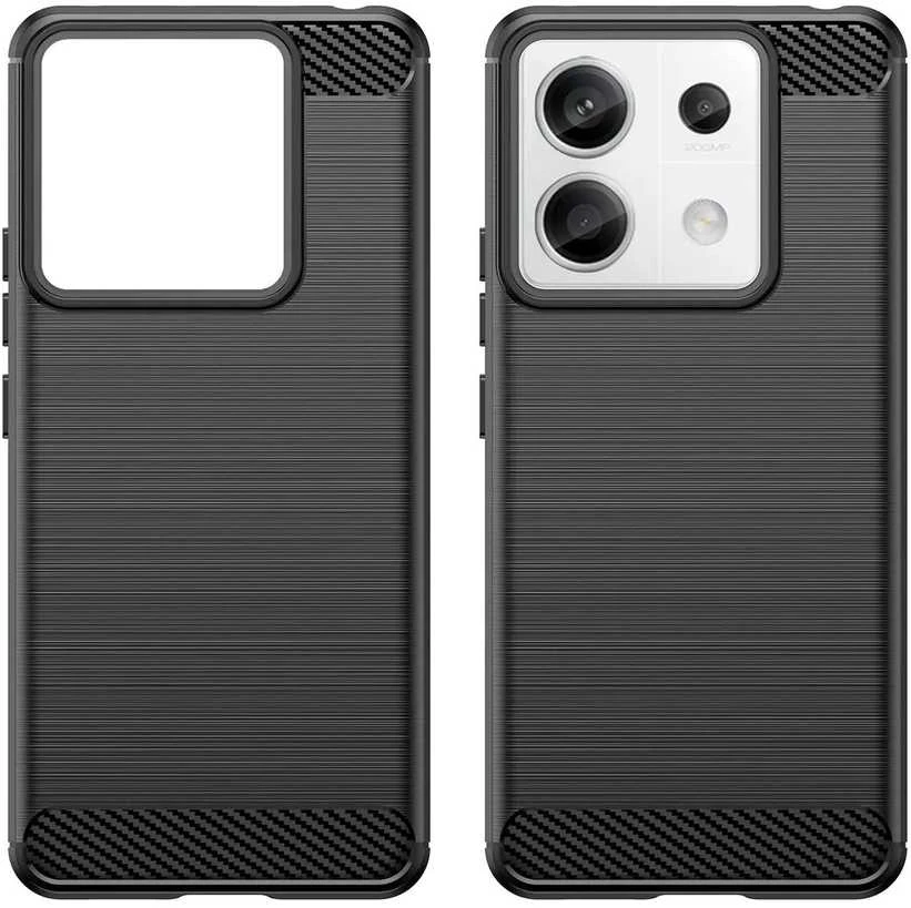 Hurtel Carbon Xiaomi Redmi Note 13 5G – dėklas telefonui juodos spalvos