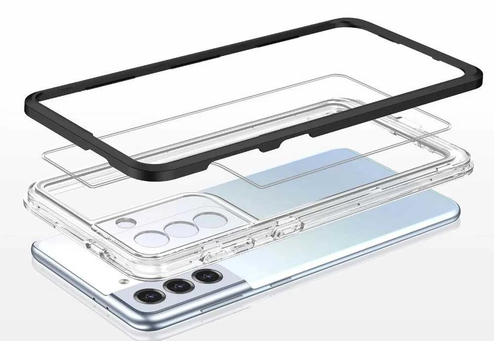Hurtel Clear dėklas skirtas Samsung Galaxy S23 +, juodas
