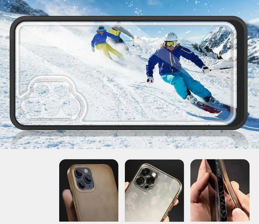 Hurtel Clear dėklas skirtas Samsung Galaxy A72 4G, juodas