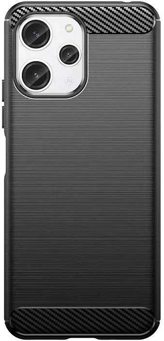 Hurtel Flexible carbon pattern case Xiaomi Redmi 12 Carbon dėklas – dėklas telefonui juodos spalvos