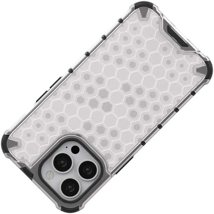 Hurtel Honeycomb dėklas skirtas iPhone 13 Pro, juodas