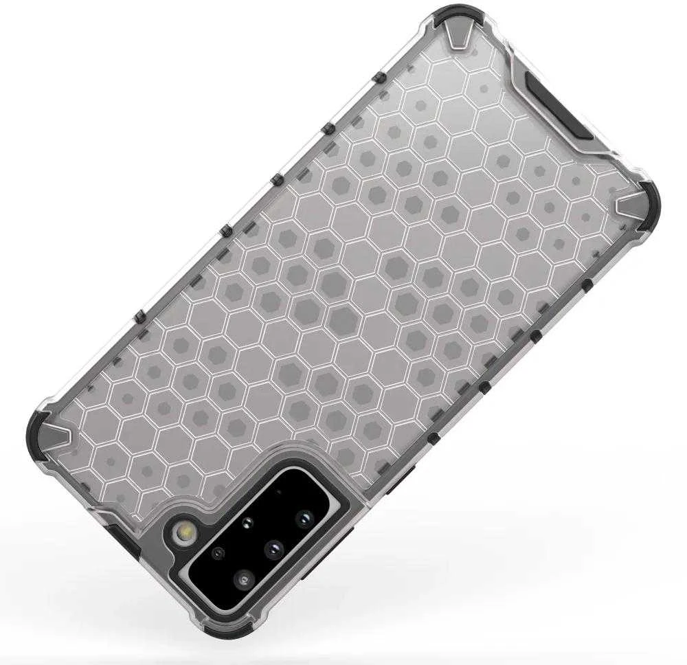 Hurtel Honeycomb dėklas skirtas Samsung Galaxy S21+ 5G (S21 Plus 5G), mėlynas