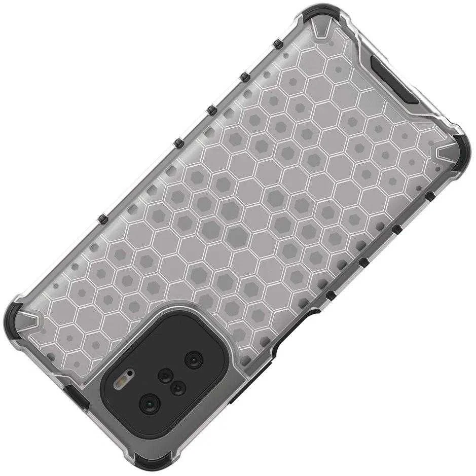 Hurtel Honeycomb dėklas skirtas Xiaomi Redmi K40 Pro+ / K40 Pro / K40 / Poco F3, mėlynas