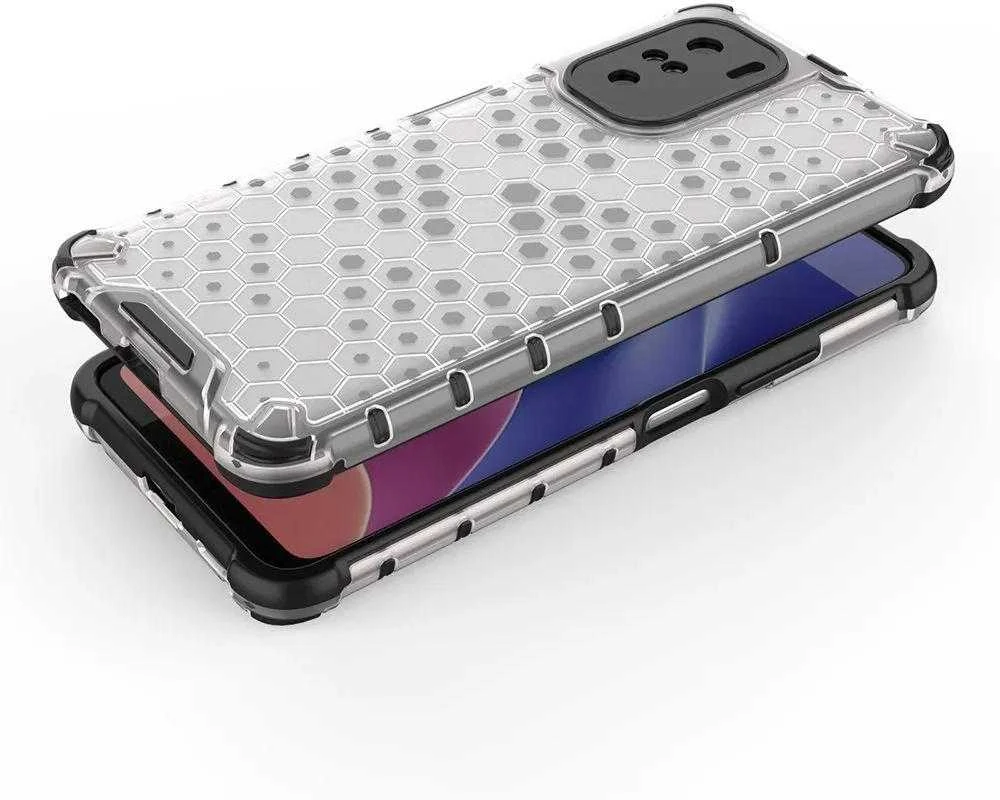 Hurtel Honeycomb dėklas skirtas Xiaomi Redmi K40 Pro+ / K40 Pro / K40 / Poco F3, mėlynas