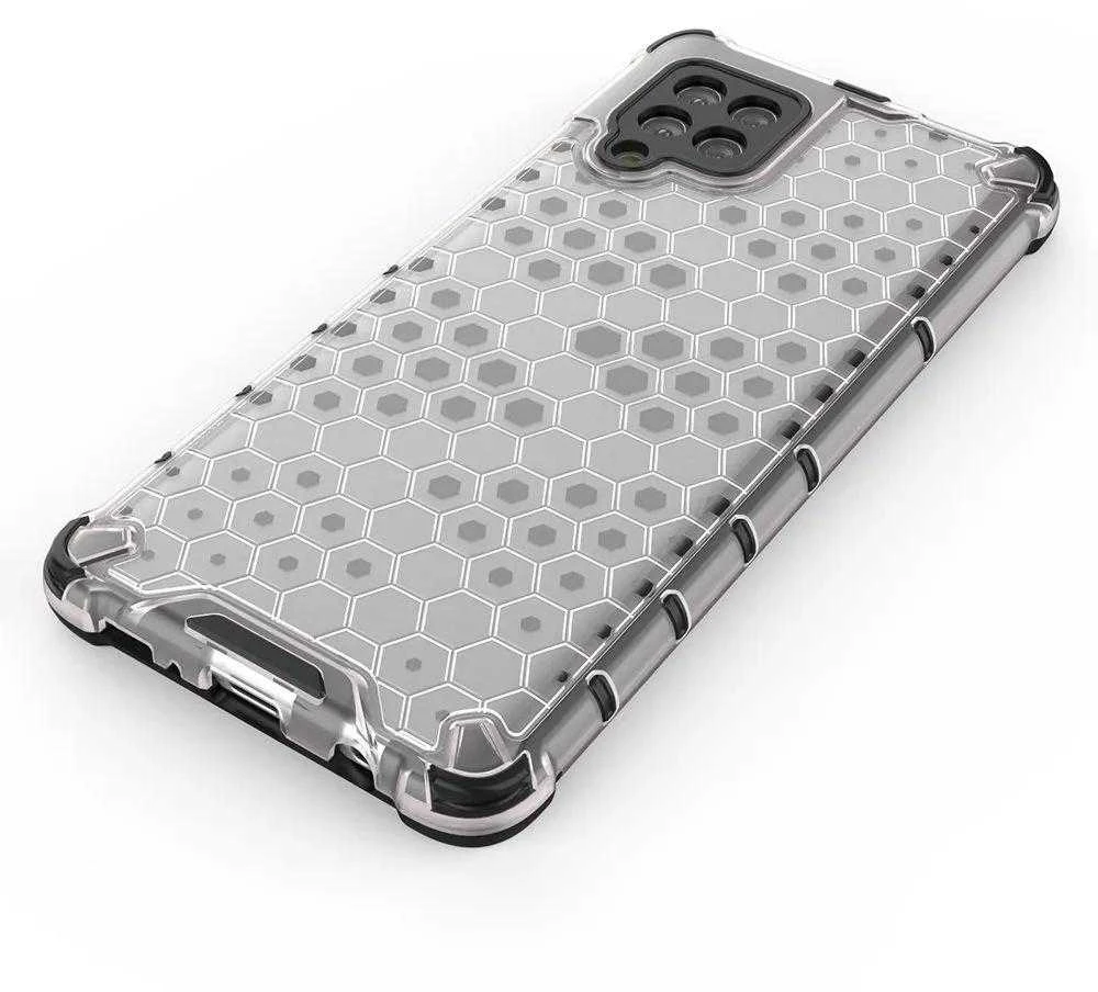 Hurtel Honeycomb dėklas skirtas Samsung Galaxy A42 5G, skaidrus