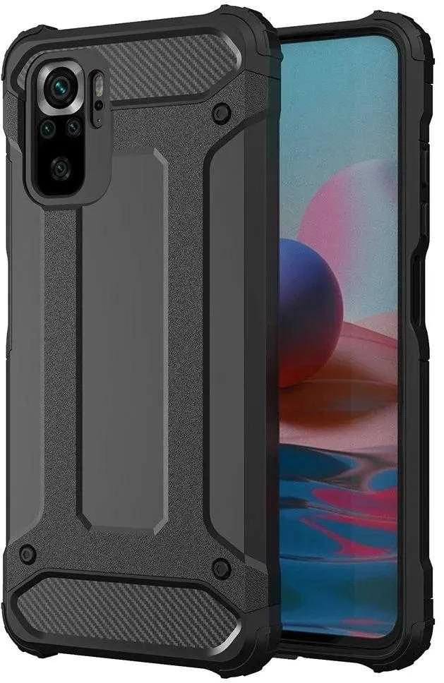 Hurtel Hybrid Armor šarvuotas hibridinis dėklas Xiaomi Redmi Note 11 Pro+ 5G (China) / 11 Pro 5G (China) / Mi11i HyperCharge / Poco X4 NFC 5G dėklas telefonui juodos spalvos