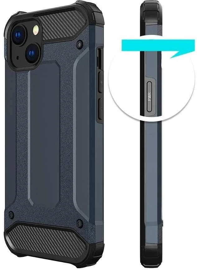 Hurtel Hybrid Armor dėklas skirtas iPhone 14 Plus, juodas