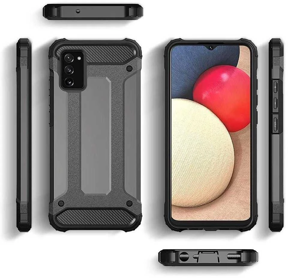 Hurtel Hibrid dėklas skirtas Samsung Galaxy A03s, juodas