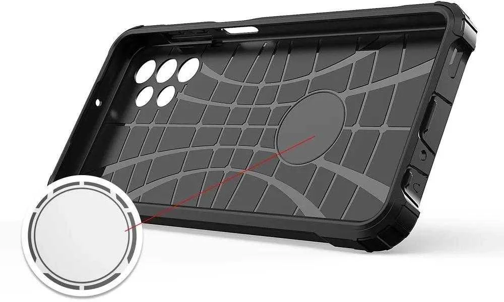 Hurtel Hibrid dėklas skirtas Samsung Galaxy A32 5G, auksinis