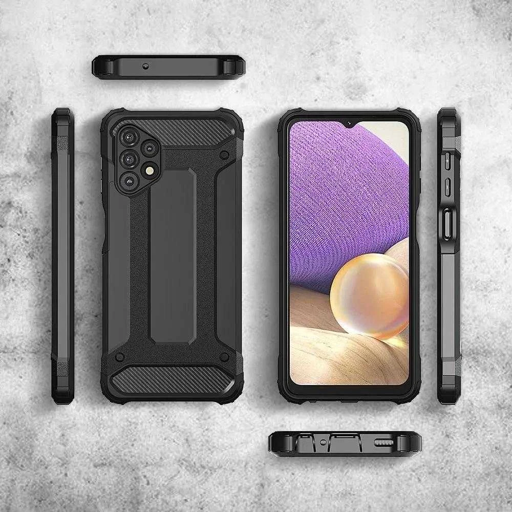 Hurtel Hibrid dėklas skirtas Samsung Galaxy A32 5G, auksinis