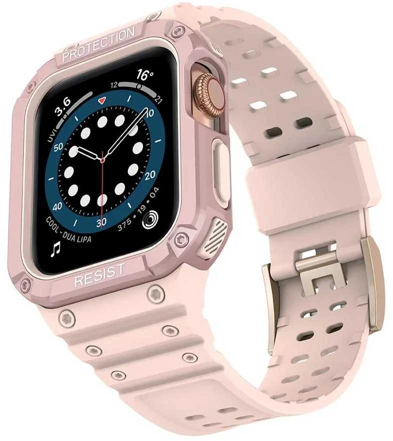 Išmaniojo laikrodžio Apple SE/7 silikoninis Hurtel dirželis, Žalios spalvos, 38/40/41 mm