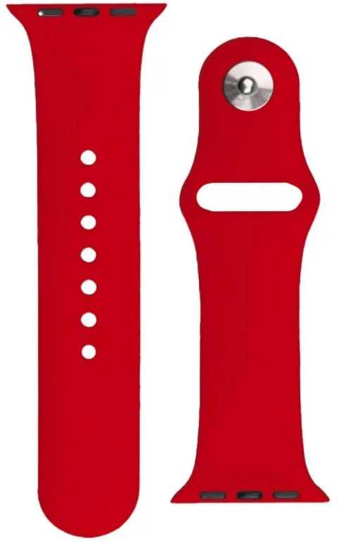Hurtel Silicone apyrankė APS skirta Apple Watch 42/44/45mm apyrankė Watchband - raudonos spalvos