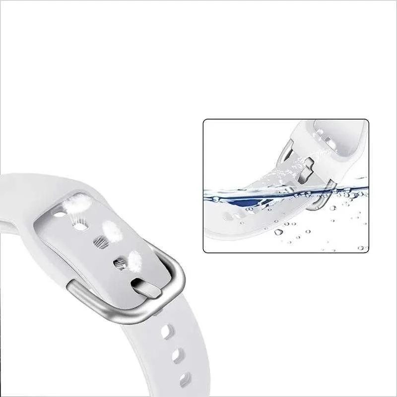 iLike Hurtel Silicone Apyrankė TYS band skirta Samsung Galaxy Watch 40 / 41 / 42 / 43 / 44 mm - red