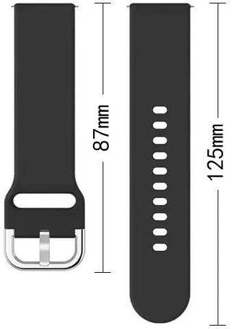 iLike Hurtel Silicone Apyrankė TYS band skirta Samsung Galaxy Watch 40 / 41 / 42 / 43 / 44 mm - red