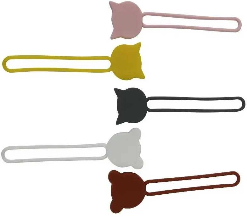 Hurtel Silicone cable reel – juodos spalvos