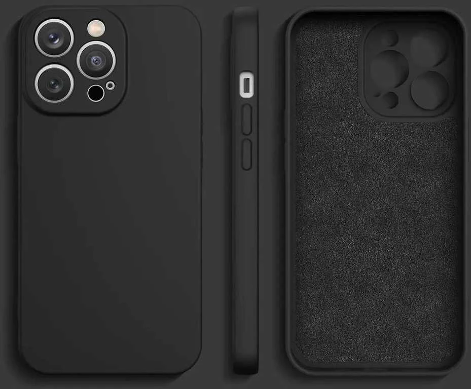iLike Hurtel silikoninis dėklas skirtas Samsung Galaxy A54 5G, juodas
