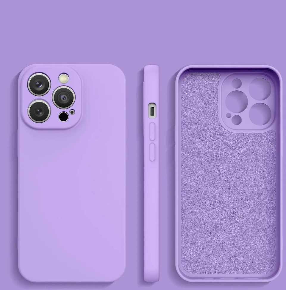 iLike Hurtel silikoninis dėklas skirtas Samsung Galaxy A14 5G / Galaxy A14, violetinis
