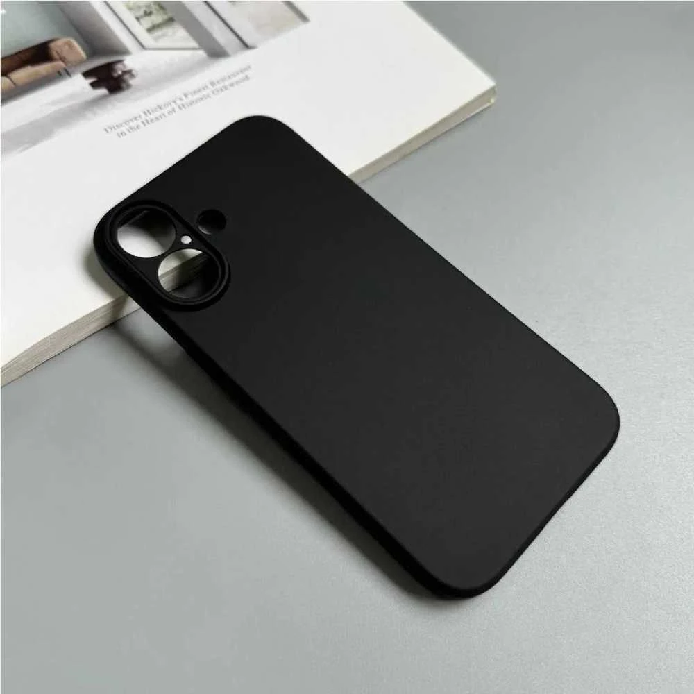 Hurtel Soft Apple iPhone 16 Plus – dėklas telefonui juodos spalvos