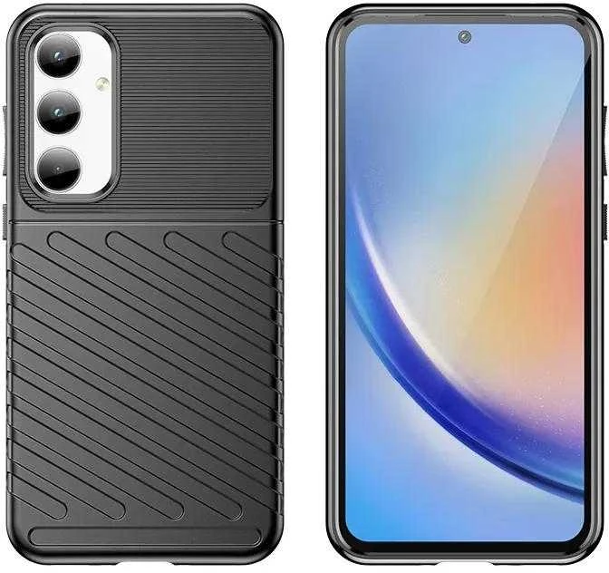 Hurtel Thunder armored Samsung Galaxy A35 – dėklas telefonui juodos spalvos