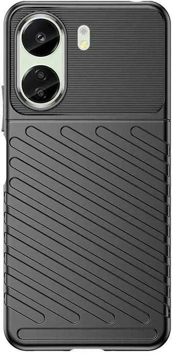 Hurtel Thunder Case armored Xiaomi Redmi 13c – dėklas telefonui juodos spalvos