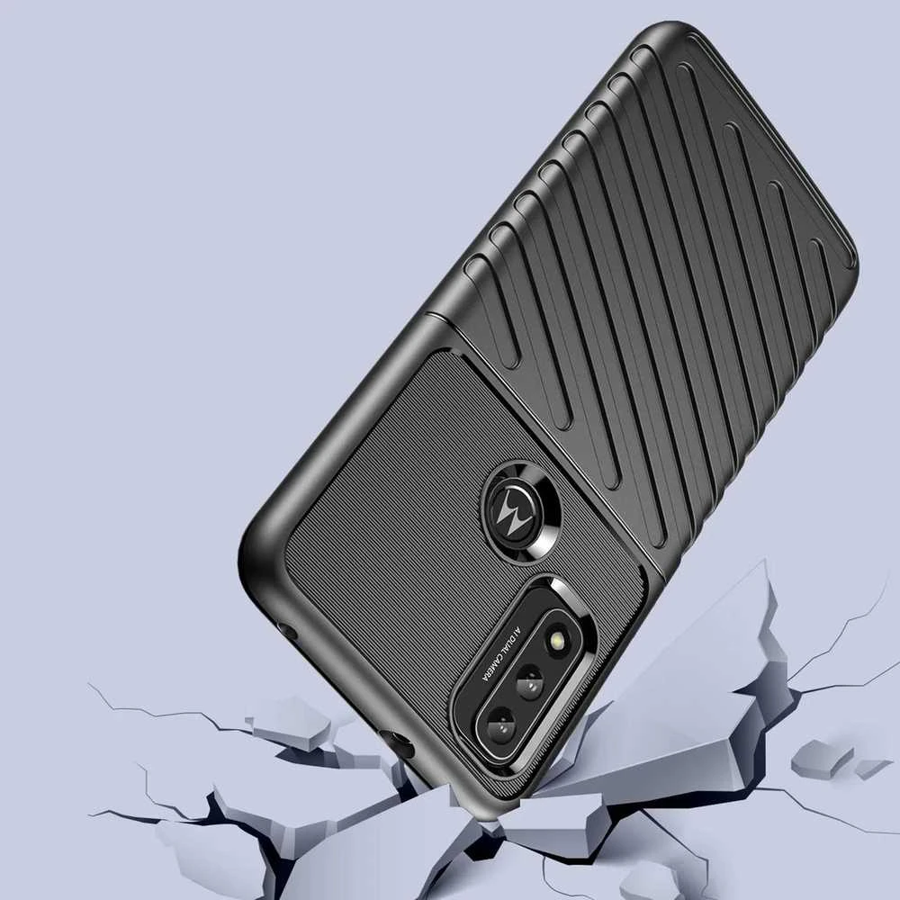 Hurtel Thunder dėklas skirtas Motorola Moto G Play 2022, juodas