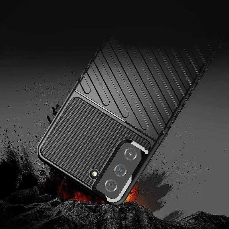 Hurtel Thunder dėklas skirtas Samsung Galaxy S22 + (S22 Plus), mėlynas