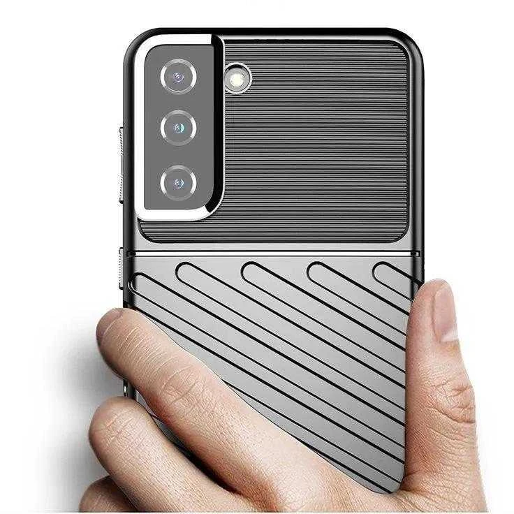 Hurtel Thunder dėklas skirtas Samsung Galaxy S22 + (S22 Plus), mėlynas