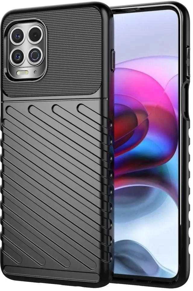 Hurtel Thunder dėklas skirtas Motorola Moto G100 / Edge S, juodas